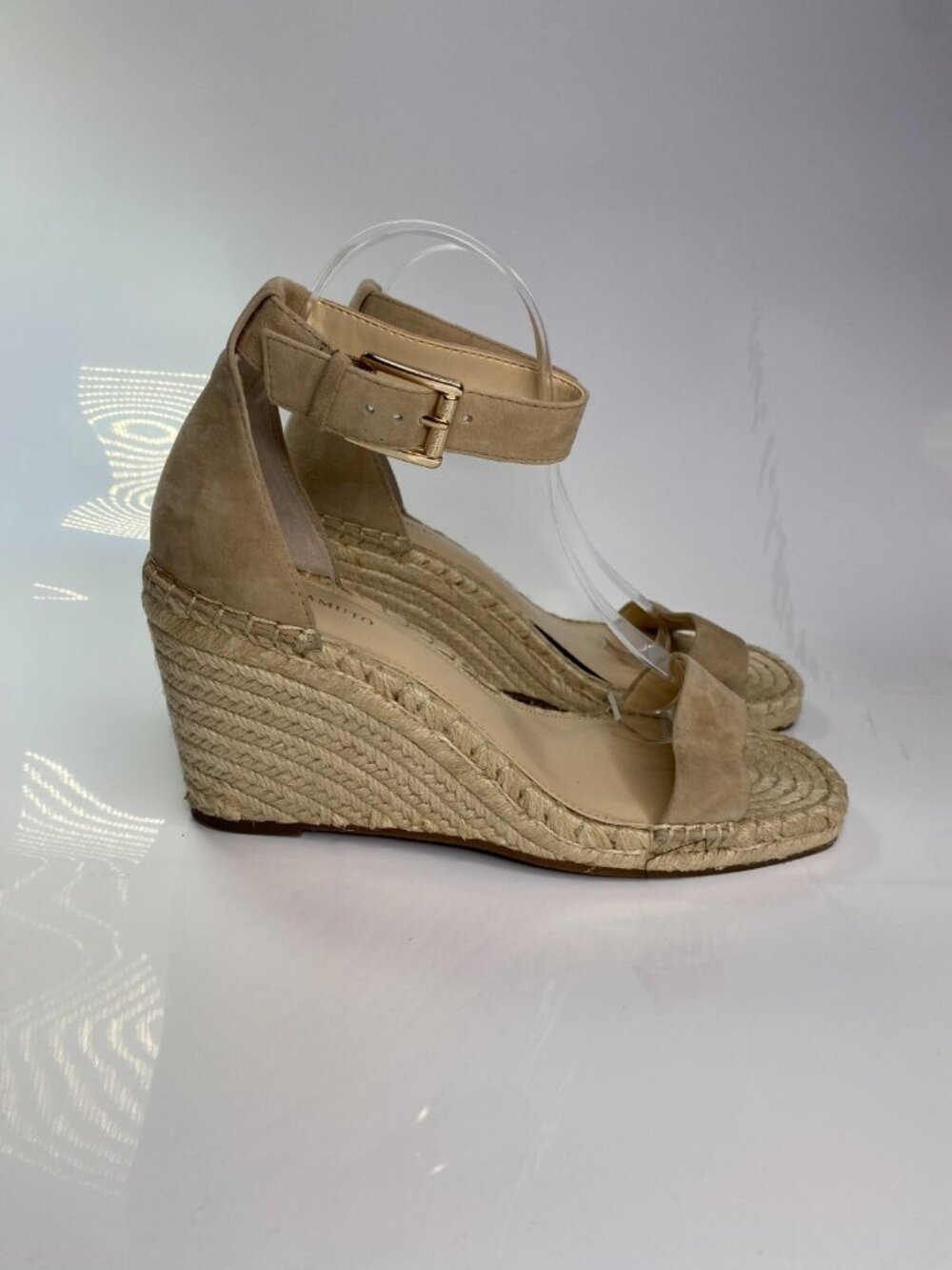 Vince Camuto Women's Meddrina Tortilla Espadrille Wedge Sandal sz 10